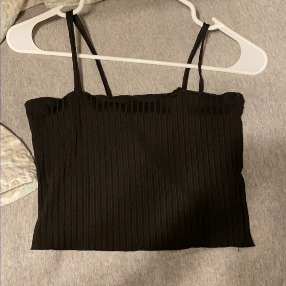 black tank top